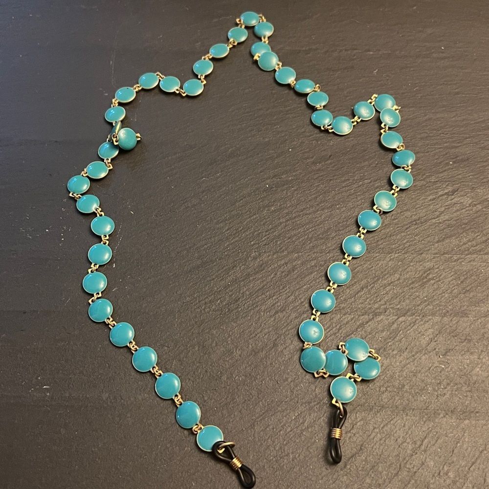 🌟 Handcrafted Vintage Eyeglass Chain 🌟